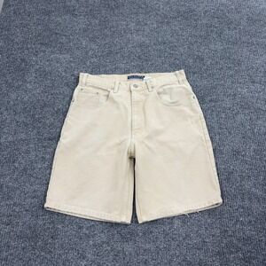 Vintage Exchange Unlimited Shorts Mens 32 Tan Cotton Denim Khaki 90s Casual